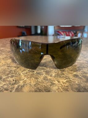 Burberry Wraparound Shield Sunglasses